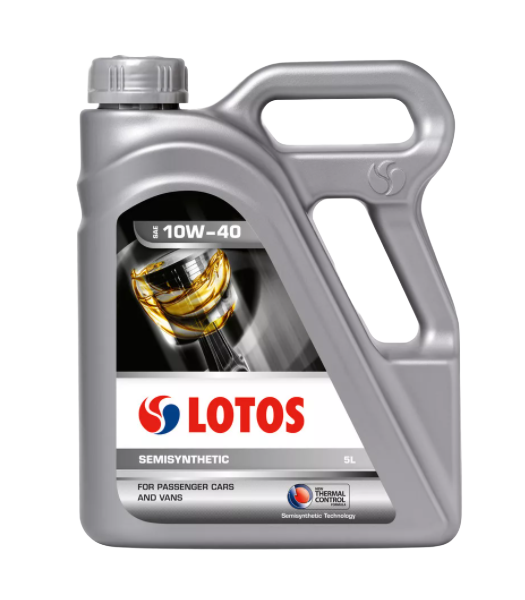 Моторное масло Lotos Semisynthetic 10W-40, 5л